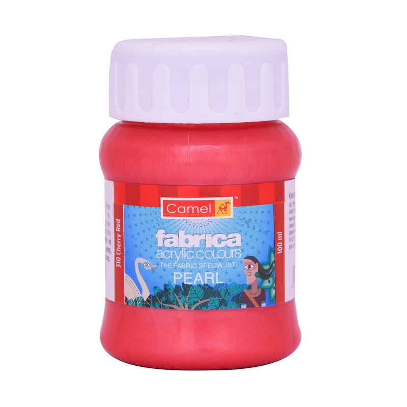 Camel Fabrica Acrylic Color 100ML Pearl Cherry Red 310 | Reliance Fine Art |Acrylic PaintsCamel Fabrica Acrylic PaintCamel Fabrica Acrylic Paint 100 ML