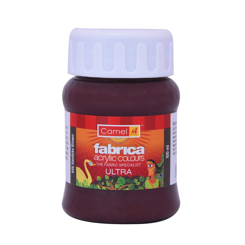 Camel Fabrica Acrylic Color 100ML Vandyke Brown (446) | Reliance Fine Art |Acrylic PaintsCamel Fabrica Acrylic PaintCamel Fabrica Acrylic Paint 100 ML