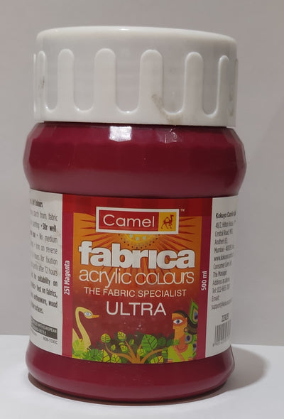 Camel Fabrica Acrylic Color 500ML Magenta (251) | Reliance Fine Art |Acrylic PaintsCamel Fabrica Acrylic PaintCamel Fabrica Acrylic Paint 500 ML