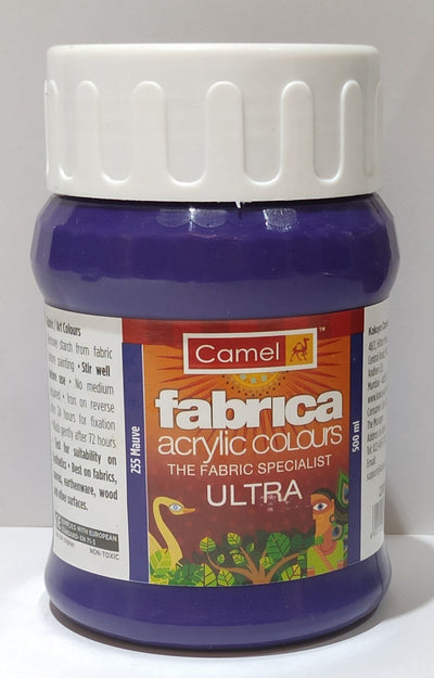 Camel Fabrica Acrylic Color 500ML Mauve (255) | Reliance Fine Art |Acrylic PaintsCamel Fabrica Acrylic PaintCamel Fabrica Acrylic Paint 500 ML