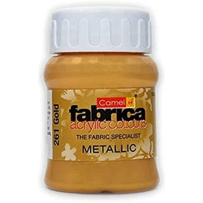 Camel Fabrica Acrylic Color 500ML Metallic Gold (261) | Reliance Fine Art |Acrylic PaintsCamel Fabrica Acrylic PaintCamel Fabrica Acrylic Paint 500 ML