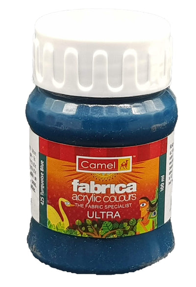Camel Fabrica Acrylic Color 500ML Turquoise Blue (425) | Reliance Fine Art |Acrylic PaintsCamel Fabrica Acrylic PaintCamel Fabrica Acrylic Paint 500 ML