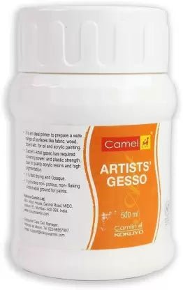 Camel Gesso White 500ml | Reliance Fine Art |Acrylic Mediums & VarnishesOil Mediums & Varnish