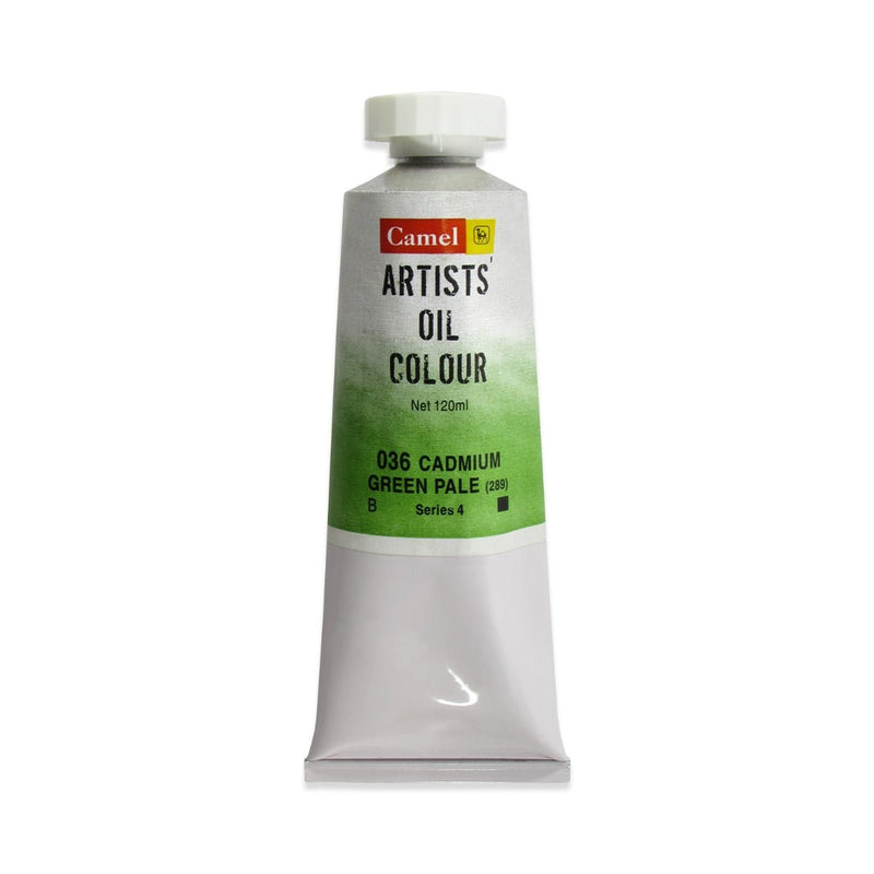 Camel Oil Colour 120ml 036 Cadmium Green Pale | Reliance Fine Art |Camel Oil Colours 120 MLOil Paints