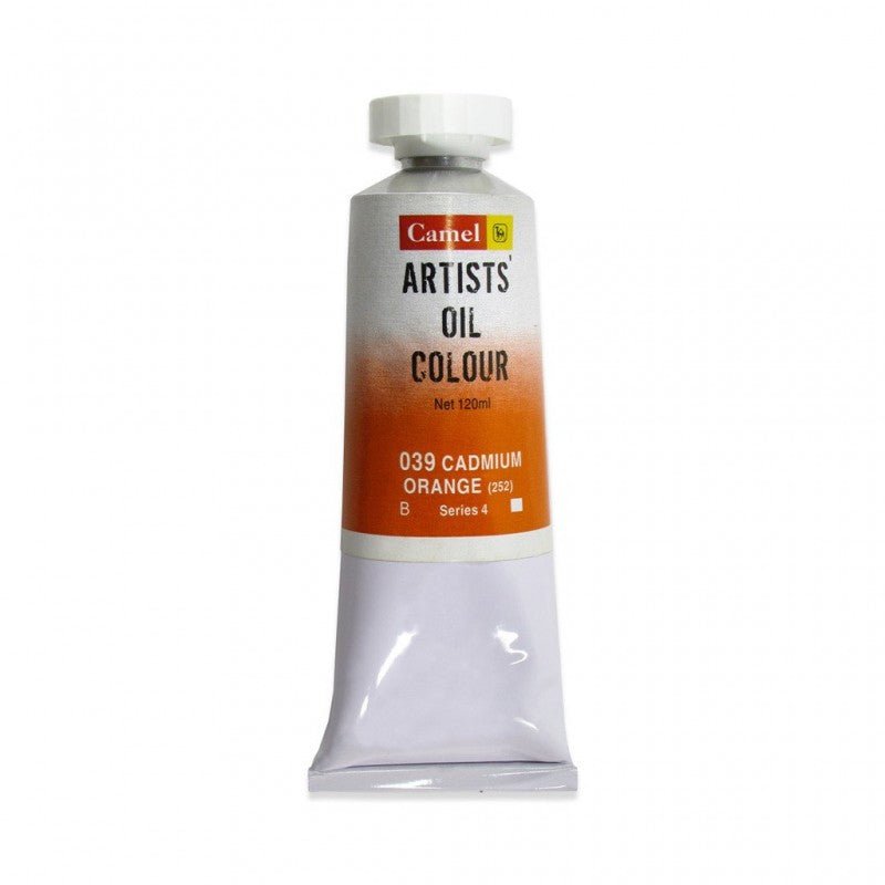 Camel Oil Colour 120ml 039 Cadmium Orange | Reliance Fine Art |Camel Oil Colours 120 MLOil Paints