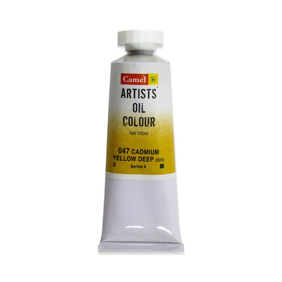 Camel Oil Colour 120ml 047 Cadmium Yellow Deep | Reliance Fine Art |Camel Oil Colours 120 MLOil Paints