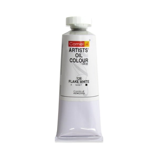 Camel Oil Colour 120ml 126 Flake White Hue | Reliance Fine Art |Camel Oil Colours 120 MLOil Paints