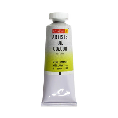 Camel Oil Colour 120ml 236 Lemon Yellow | Reliance Fine Art |Camel Oil Colours 120 MLOil Paints