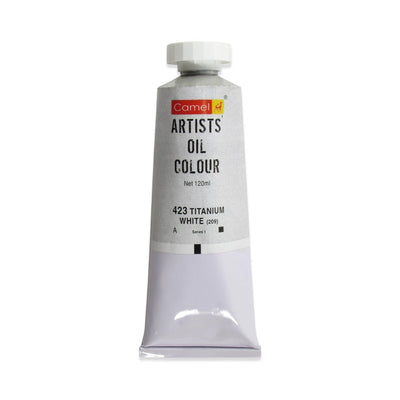 Camel Oil Colour 120ml 423 Titanium White | Reliance Fine Art |Camel Oil Colours 120 MLOil Paints