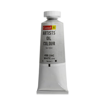 Camel Oil Colour 120ml 496 Zinc White | Reliance Fine Art |Camel Oil Colours 120 MLOil Paints