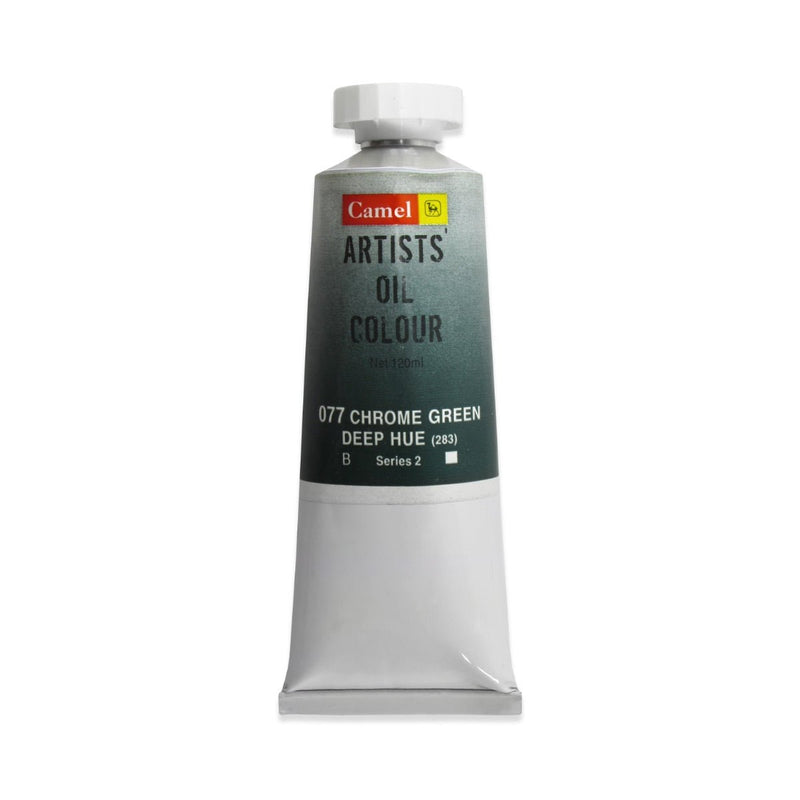 Camel Oil Colour 120ml Chrome Green Deep 077 | Reliance Fine Art |Camel Oil Colours 120 MLOil Paints