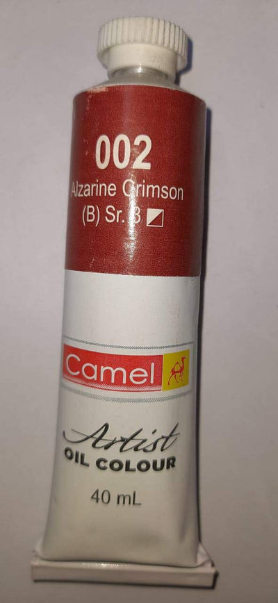 Camel Oil Colour 40ml 002 Alzarine Crimson | Reliance Fine Art |Camel Oil Colours 40 MLOil Paints
