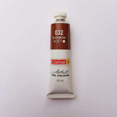 Camel Oil Colour 40ml 032 Burnt Umber | Reliance Fine Art |Camel Oil Colours 40 MLOil Paints