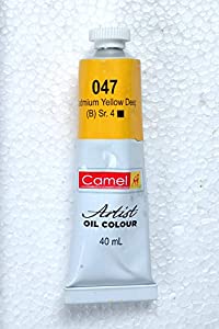 Camel Oil Colour 40ml 047 Cadmium Yellow Deep | Reliance Fine Art |Camel Oil Colours 40 MLOil Paints
