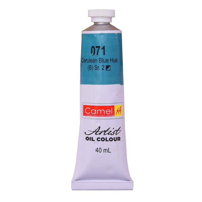 Camel Oil Colour 40ml 071 Cerulean Blue Hue | Reliance Fine Art |Camel Oil Colours 40 MLOil Paints