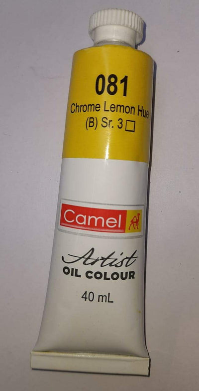 Camel Oil Colour 40ml 081 Chrome Lemon Hue | Reliance Fine Art |Camel Oil Colours 40 MLOil Paints