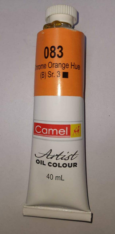Camel Oil Colour 40ml 083 Chrome Orange Hue | Reliance Fine Art |Camel Oil Colours 40 MLOil Paints