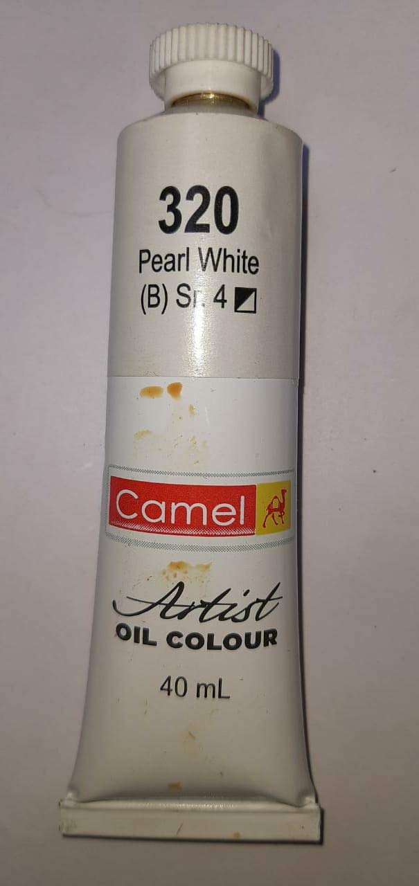 Camel Oil Colour 40ml 320 Pearl White | Reliance Fine Art |Camel Oil Colours 40 MLOil Paints