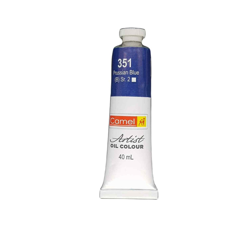 Camel Oil Colour 40ml 351 Prussian Blue | Reliance Fine Art |Camel Oil Colours 40 MLOil Paints