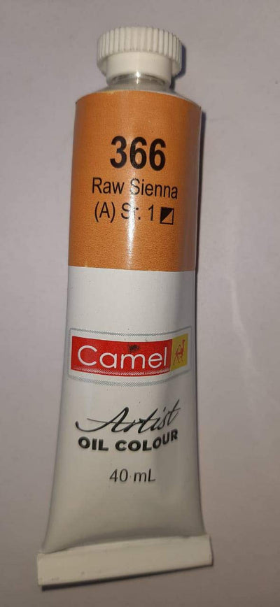 Camel Oil Colour 40ml 366 Raw Sienna | Reliance Fine Art |Camel Oil Colours 40 MLOil Paints