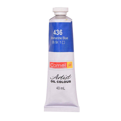 Camel Oil Colour 40ml 436 Ultramarine Blue | Reliance Fine Art |Camel Oil Colours 40 MLOil Paints