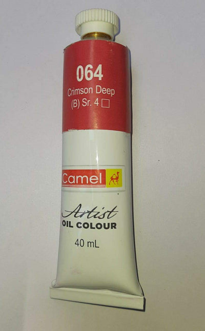 Camel Oil Colour 40ml Crimson Deep 064 | Reliance Fine Art |Camel Oil Colours 40 MLOil Paints