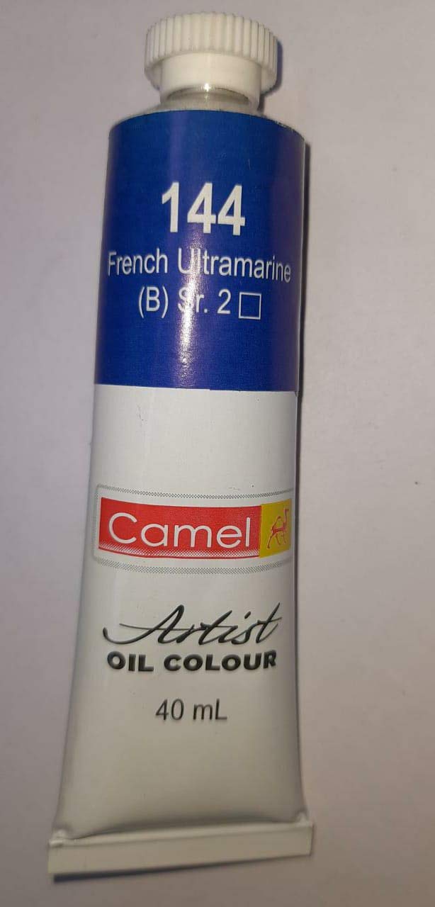 Camel Oil Colour 40ml French Ultramarine 144 | Reliance Fine Art |Camel Oil Colours 40 MLOil Paints