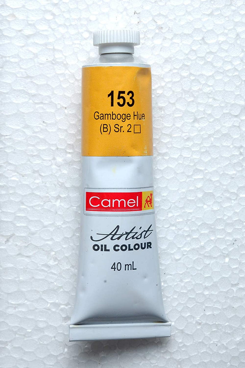 Camel Oil Colour 40ml Gamboge Hue 153 | Reliance Fine Art |Camel Oil Colours 40 MLOil Paints