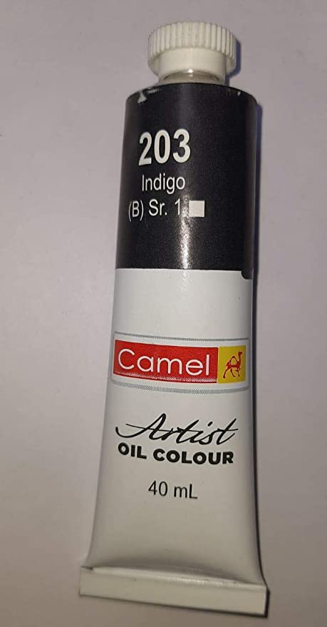 Camel Oil Colour 40ml Indigo 203 | Reliance Fine Art |Camel Oil Colours 40 MLOil Paints
