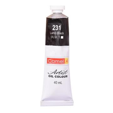 Camel Oil Colour 40ml Lamp Black 231 | Reliance Fine Art |Camel Oil Colours 40 MLOil Paints