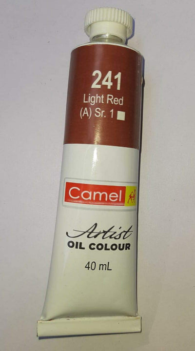 Camel Oil Colour 40ml Light Red 241 | Reliance Fine Art |Camel Oil Colours 40 MLOil Paints