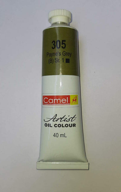 Camel Oil Colour 40ml Payne`s Grey 305 | Reliance Fine Art |Camel Oil Colours 40 MLOil Paints