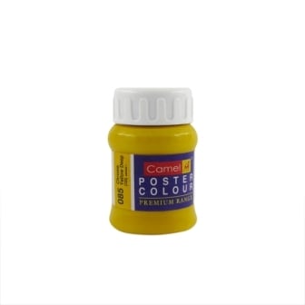 Camel Poster Colour 100ML Chrome Yellow Deep (085) | Reliance Fine Art |Poster Colours