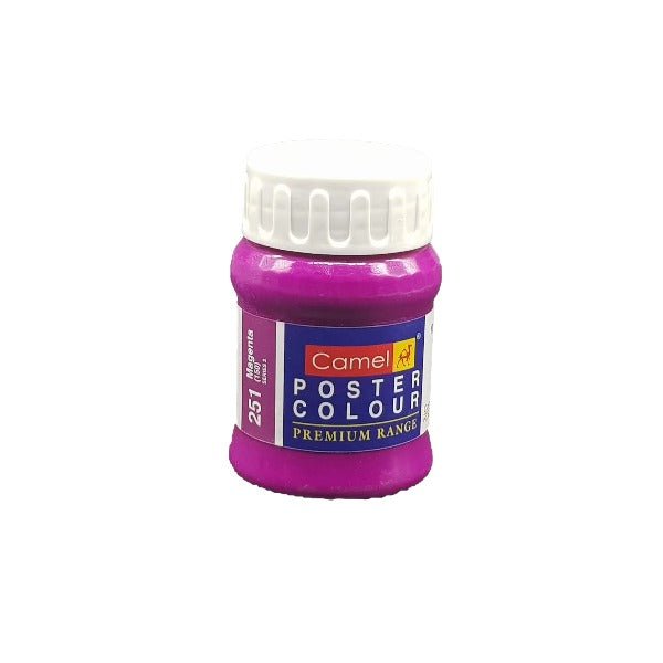 Camel Poster Colour 100ML Magenta (251) | Reliance Fine Art |Poster Colours
