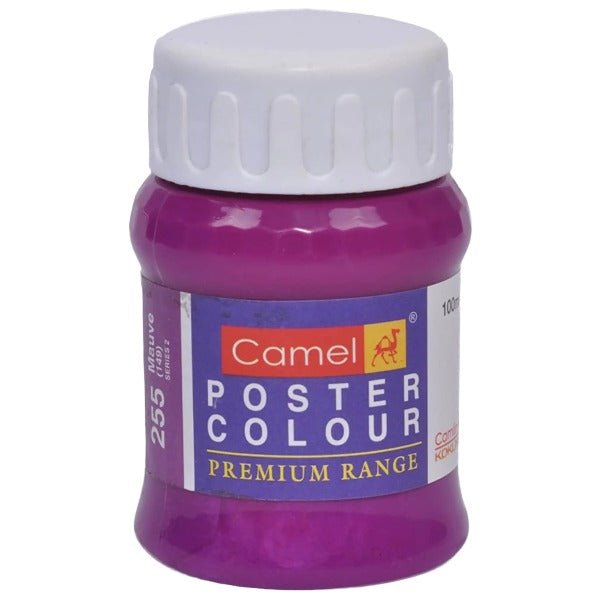 Camel Poster Colour 100ML Mauve (255) | Reliance Fine Art |Poster Colours