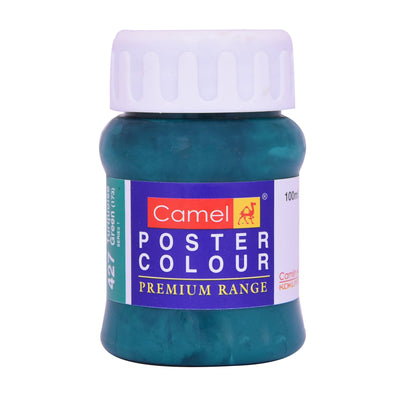 Camel Poster Colour 100ML Turquoise Green (427) | Reliance Fine Art |Poster Colours