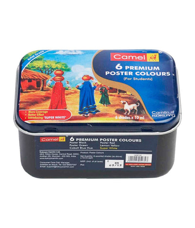 Camel Poster Colours Set 6 Shades -10ml (1406740) | Reliance Fine Art |Other Paint SetsPaint Sets