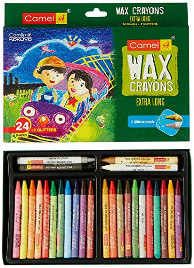 Camlin jumbo Wax Crayons 24 | Reliance Fine Art |