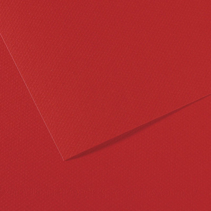 Canson Mi-Teintes Paper Bright Red (505) - A4 (10 Sheets) | Reliance Fine Art |Canson Mi-Teintes A4 PacksSketch Pads & Papers