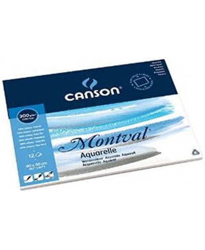 Canson Watercolor Montval Pads (A3++ Size:40x50cms) Cold pressed; 300 GSM | Reliance Fine Art |Canson Watercolor PaperSketch Pads & PapersWatercolor Blocks and Pads
