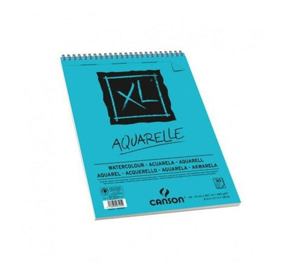 Canson XL Aquarelle Cold Pressed Watercolour Spiral Bound 300gsm A4 (Landscape) | Reliance Fine Art |Art PadsCanson Watercolor PaperSketch Pads & Papers