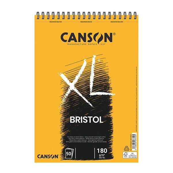 Canson XL Bristol Pad 180gsm A4 | Reliance Fine Art |Art PadsSketch Pads & Papers