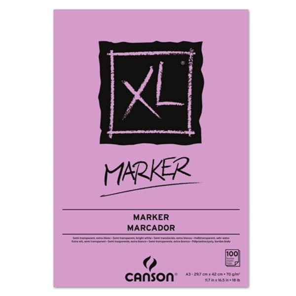 Canson XL Marker Pad 70 GSM A3 | Reliance Fine Art |Art PadsSketch Pads & Papers