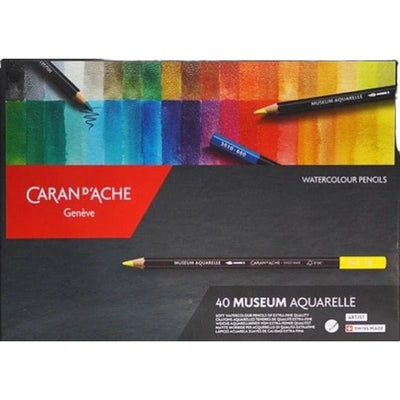 CaranD`ache Artist Aquarelle Museum Pencil Set Of 40 (3510.340) | Reliance Fine Art |Sketching Pencils Sets