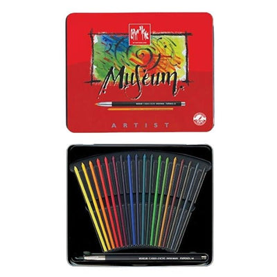CaranD'ache Artist Museum 18 Watercolour Leads Set (3500.324) | Reliance Fine Art |Sketching Pencils Sets