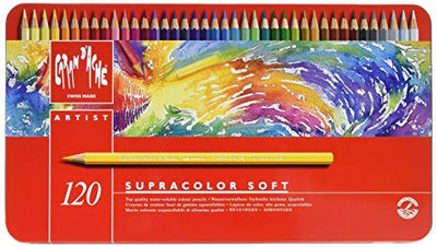 CaranD'ache Artist Supracolour Soft Pencils Set of 120 (3888.420) | Reliance Fine Art |Sketching Pencils Sets