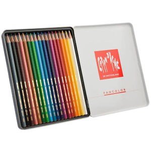 CaranD'ache Fancolor Pencils Set of 18 (1288.318) | Reliance Fine Art |Sketching Pencils Sets