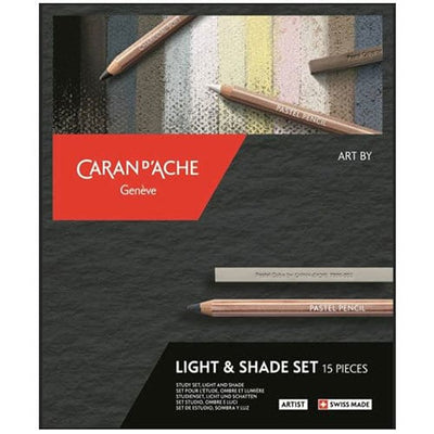 CaranD`ache Light and Shade Artist Pencils Set of 15 (776.815) | Reliance Fine Art |PastelsSketching Pencils Sets