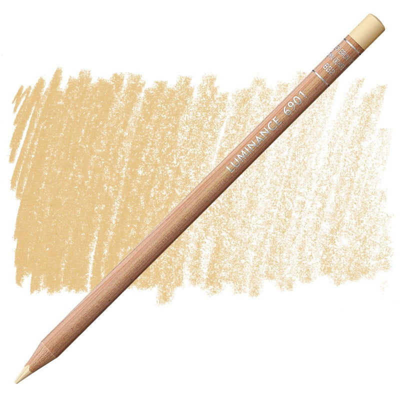 CaranD`ache Luminance 6901 Pencil Brown Ochre 10% (832) | Reliance Fine Art |Carendache Luminance Singles