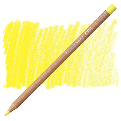 CaranD'ache Luminance 6901 Pencil Cadmium Yellow (520) | Reliance Fine Art |Carendache Luminance Singles